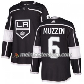 Los Angeles Kings Jake Muzzin 6 Adidas 2017-2018 Schwarz Trikot Authentic - Herren